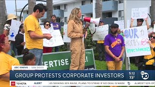 County Supervisor amp community group protest New York real estate investor [upl. by Ahseela]