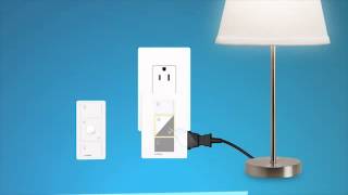 Lutron Caséta™ Wireless plug in lamp dimmer [upl. by Airym]