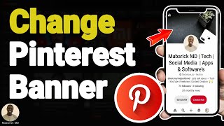 How to Change Your Pinterest Banner Image  Full Guide [upl. by Anatollo]