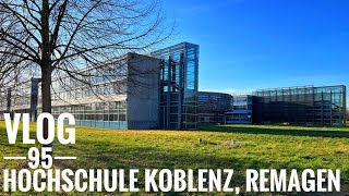 VLOG 095  Travel In Hochschule Koblenz In Remagen With Lutfur Rahman Bulbul Germany12022022 [upl. by Annayek]