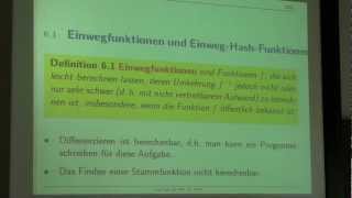 Datensicherheit Vorlesung Nr 12 [upl. by Eladnwahs496]