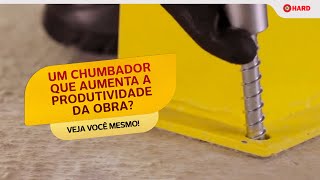 Aplicação de chumbador para concreto de forma rápida e fácil  Hardbolt [upl. by Demmy]