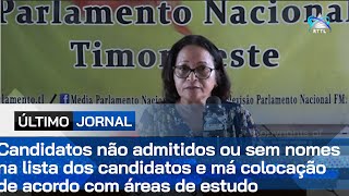 Candidatos não admitidos ou sem nomes na lista dos candidatos e má colocação [upl. by Curry609]