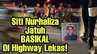 Ini Kisahnya Siti Nurhaliza Jatuh Basikal di Highway Lekas RHBCyclingRide2019 [upl. by Otte]