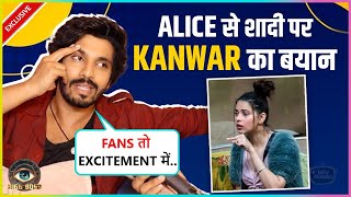 Kanwar Dhillons EPIC Reaction On Marriage Plans With Alice Kaushik Says Maine Use Propose Kiya [upl. by Kcirednek]