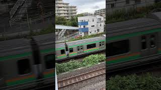 【４K映像】湘南新宿ライン 下り電車 ShonanShinjuku Line outbound train [upl. by Labana259]