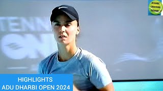 ANHELINA KALININALIUDMILA SAMSONOVAHIGHLIGHTS ADU DHABI OPEN 2024 [upl. by Snow]