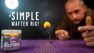 SIMPLE WAFTER RIG For Catching MORE Carp How To Tie A Wafter Rig  Mainline Baits Carp Fishing TV [upl. by Einnaffit]