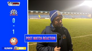 REACTION  Stephen McDonnell Post Match Interview  Glenavon 01 Portadown  1612024 [upl. by Rettuc960]