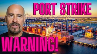 STOCK UP ON MEDICINE AND SUPPLIES NOW  PORT STRIKE WILL CRIPPLE US ECONOMY [upl. by Ahsilem]