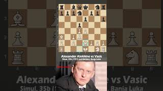 Alekhine vs Vasic The Most Famous Bodens Mate [upl. by Delora]