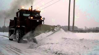 Mike amp Dave Oshkosh Rollover Plow [upl. by Cuttler]