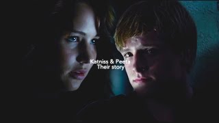 Katniss amp Peeta  Their story  The Hunger Games Edit [upl. by Ahsiemat568]