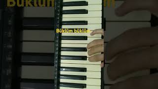 Büklüm büklüm pianosolo piyano music pianototurial [upl. by Airb]