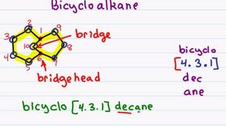 Naming Cycloalkanes and Bicyclo Alkanes [upl. by Llirret]