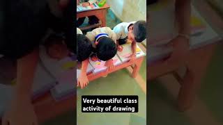 Very beautiful class activity of drawing 👍 👍 🥰 class studentteachers classcraft happyclassrooms [upl. by Irehc99]