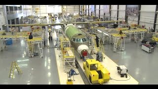 Assemblage final dun de nos avions Q400 NextGen de Bombardier  WestJet Encore [upl. by Fedak53]