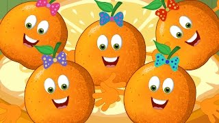 Five Little Oranges  kids rhyme  nursery rhymes English  Cartoon Videos by Kids Tv [upl. by Guria484]