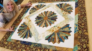 DRESDEN BLOOM QUILT TUTORIAL [upl. by Notgnirrab]