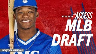 Reaction to selection of Elijah Green with No 5 pick  MASN All Access [upl. by Sheaff518]