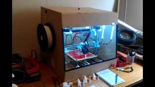 Fume Cabinet for Reprap Prusa Mendel 3D Printer [upl. by Areht502]