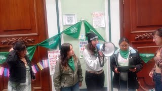 Colectivas feministas celebran el aborto legal en Puebla  G3RNoticias viral noticias puebla [upl. by Eihcir]