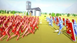 DIE MEGA SCHLACHT  Totally Accurate Battle Simulator [upl. by Asirrac544]