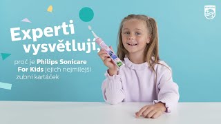 Sonický elektrický zubní kartáček pro děti  Philips Sonicare for Kids [upl. by Corwun]