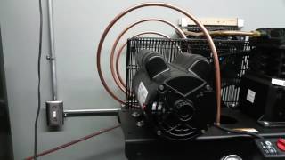 Kobalt 60 gallon air compressor aftercooler setup [upl. by Zelikow]