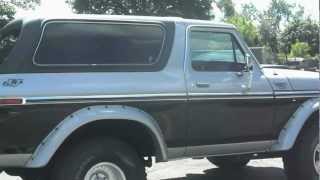 1979 Ford Bronco XLT 4x4 V8 nice truck [upl. by Warfore]