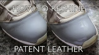 How to Reshine Patent Leather [upl. by Eeruhs]