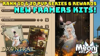 FFXIV Volcanic Heart amp Clockwork Castletown Framer Kits  Series 6 PvP Rank 10 amp 20 Rewards [upl. by Cristal]