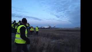 An 225 Världens största flygplan landar på Stockholm Arlanda Airport [upl. by Cathy]