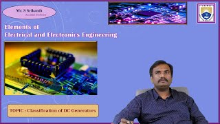 Classification of DC Generators by Mr S Srikanth [upl. by Ybroc335]