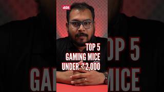 Top 5 Gaming mice under ₹2000 in India gaming gamingmouse pcgaming [upl. by Akenor]