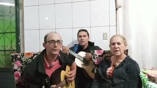 FAMÍLIA LOUVANDO A DEUS minha Mãe eu e meu irmão Odacir Silva [upl. by Yorker]