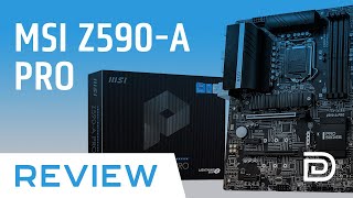 MSI Z590A PRO ProSeries Motherboard Review  NeweggNow [upl. by Leugar892]