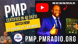 FREE PMP Course Become PMP Certified in 40 DAYS PMBOK Agile amp More [upl. by Soulier]