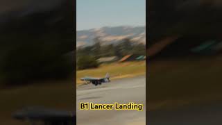 B1 Lancer Landing rc rcjets aviation diwes youtubeshorts trending fun [upl. by Rednasela]