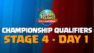 World Championship Qualifiers Stage 4  Day 1  Clash of Clans  Akari Gaming [upl. by Benedicta]