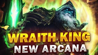 New Dota 2 Arcana Set for Wraith King  King Kringle Frostivus 2023 [upl. by Leonid95]