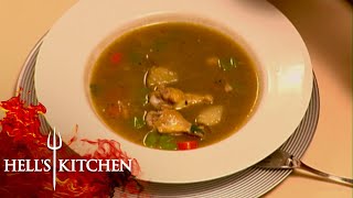 Chicken Soup Impresses Gordon  Hells Kitchen [upl. by Stacee471]