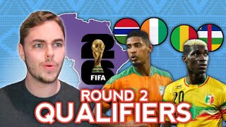 CAF World Cup 2026 Qualifiers Round 2 Predictions [upl. by Anabelle683]