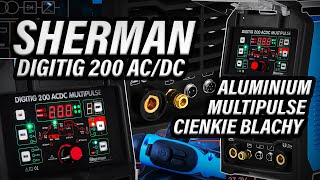 Sherman TIG 200 AC DC Multipulse  Zimne Spawanie  Aluminium  Spawarka Wysokiej Klasy  ALLWELD [upl. by Loella835]