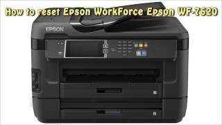 Reset Epson WF 7620 Waste Ink Pad Counter [upl. by Eima]