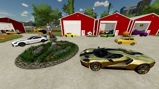 Millionaire Gives Away Barns Full of Cars and ATVs  Farming Simulator 22 [upl. by Ress]