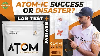 ASITIS ATOM WHEY PROTEIN REVIEW WITH LAB TEST REPORT wheyprotein review gym health [upl. by Ybbed]