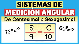 Aprende a convertir de CENTESIMAL a SEXAGESIMAL 😱En segundos [upl. by Eizzik764]