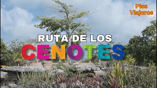 La ruta de los cenotes  PIES VIAJEROS T 1 Cap 4 [upl. by Fleurette]