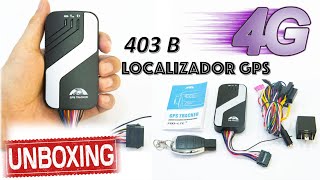 🛰 LOCALIZADOR GPS TRACKER 4G 📡 403B  COBAN  VERSION PARA MOTO  REVIEW Y UNBOXING 📦 [upl. by Fatsug]